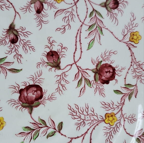 Copeland Spode Rosebud Chintz  Replacement Square Salad / Luncheon Plate - Picture 4 of 7